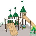 Alpine Peaks Recycled Plastic Play System