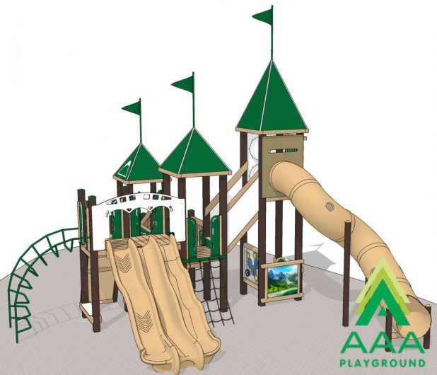 Alpine Peaks Recycled Plastic Play System