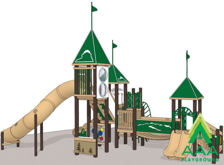 Alpine Peaks Recycled Plastic Play System