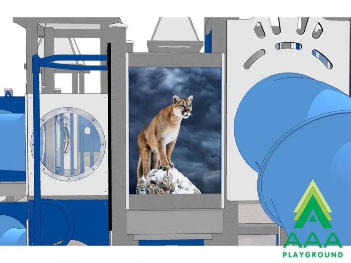 Cougar Recycled Plastic Playground