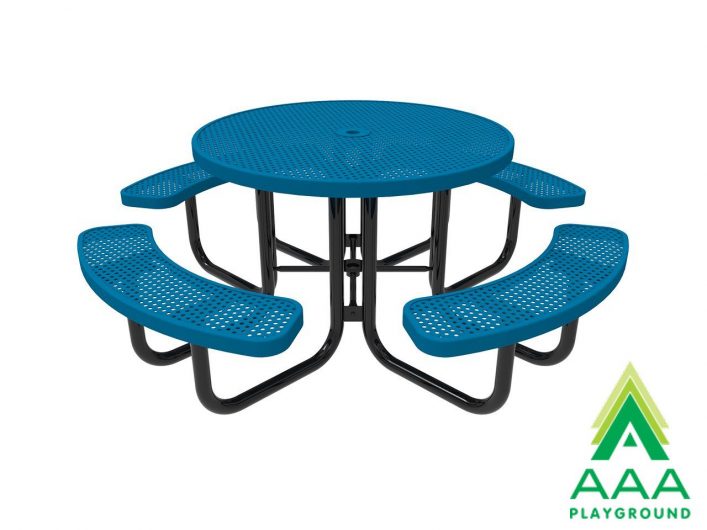 AAA Playground Honeycomb Steel Portable Frame Round Table