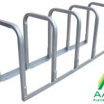 5 Hoop U-Lockit Bike Rack - 10 Bike Capacity