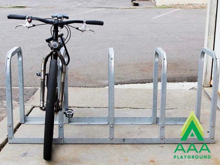 5 Hoop U-Lockit Bike Rack - 10 Bike Capacity