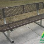 AAA Playground Style Park Bench With Back