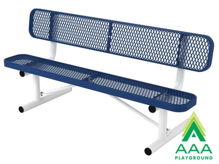 AAA Playground Style Park Bench With Back