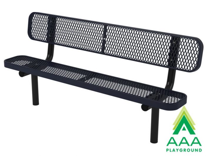 AAA Playground Style Park Bench With Back