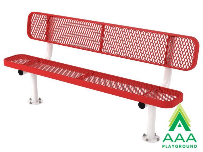 AAA Playground Style Park Bench With Back