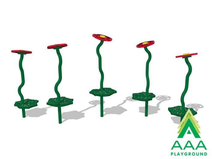 Stationary Freestanding Balance Leaf Hoppers