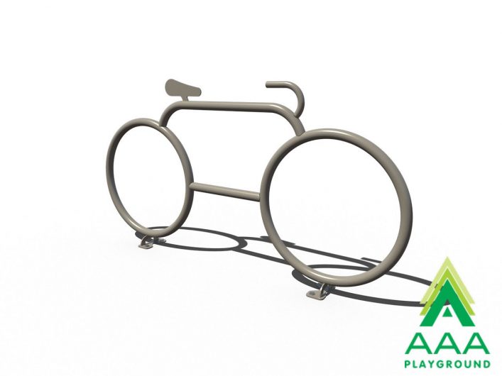 Cyclist Theme Bike Rack