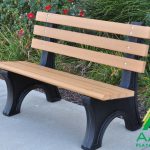 Recycled Plastic Comfort Park Avenue Bench