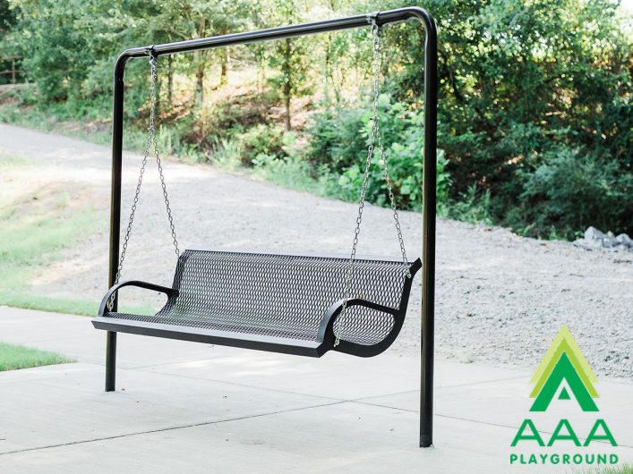 Modern Style Park Bench Swing