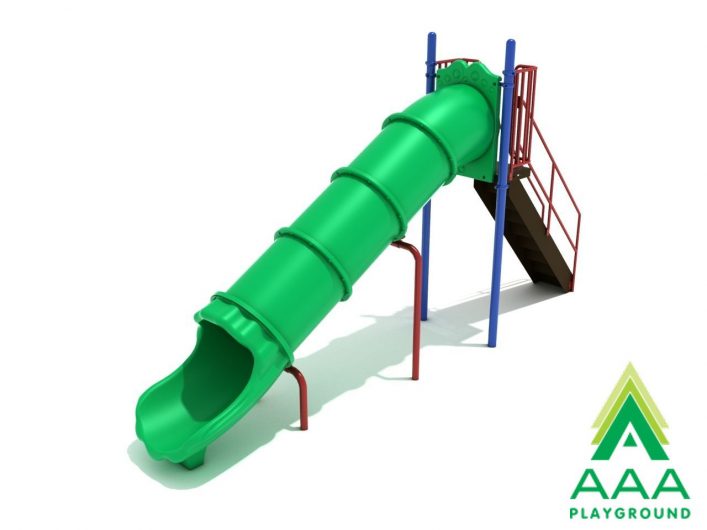 6-feet Straight Tube Free Standing Slide