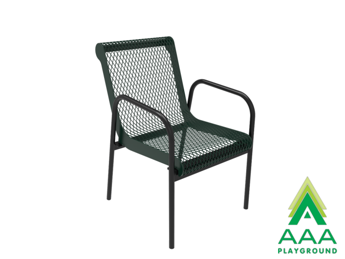 AAA Playground Expanded Metal Stacking Chair