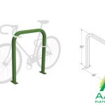 Staple Style Bike Rack