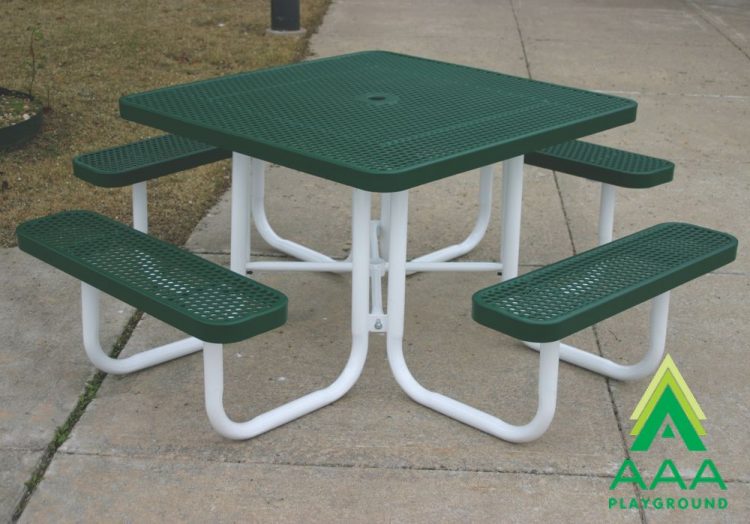 AAA Playground Perforated Square Portable Table