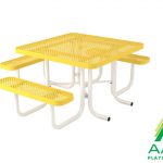 AAA Playground Perforated Square Portable Table