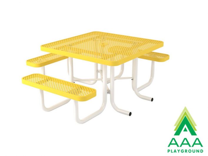 AAA Playground Perforated Square Portable Table