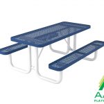 AAA Playground Perforated Rectangular Portable Table