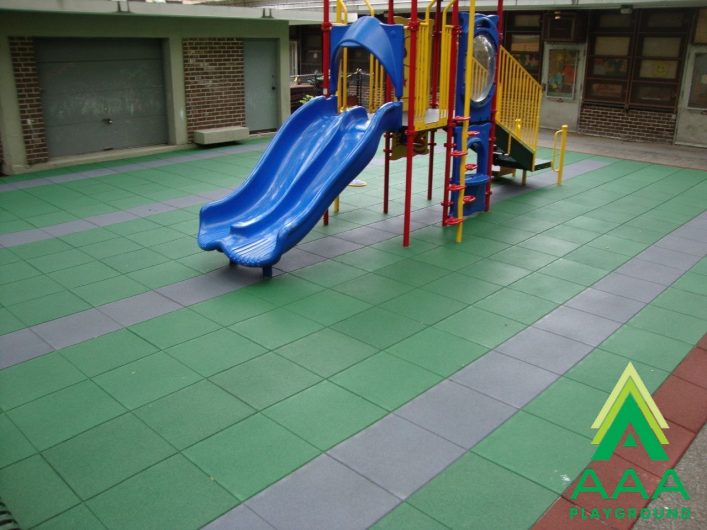 Basic Rubber Safety Tiles