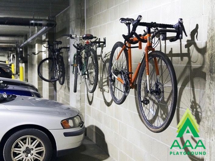 Wall Rack Bicycle Parking