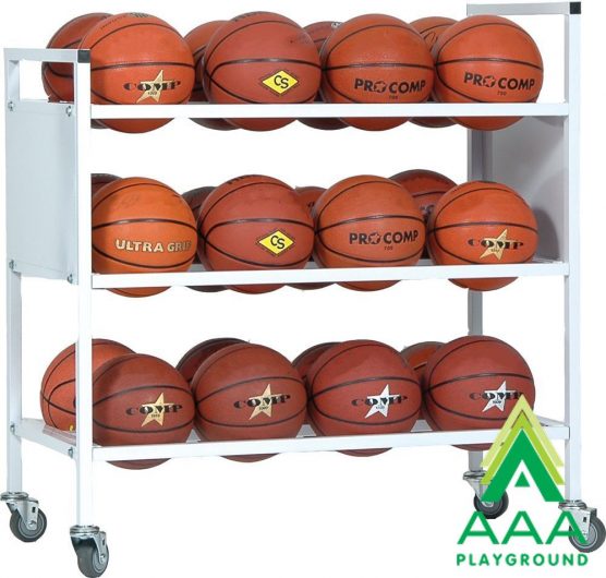 24 Ball Capacity Double Wide Ball Cart