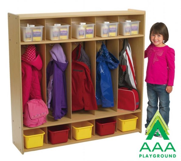 AAA Playground Value Line Preschool-Age 5-Section Locker