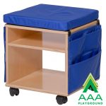 AAA Playground Mobile Classroom Stool with Storage