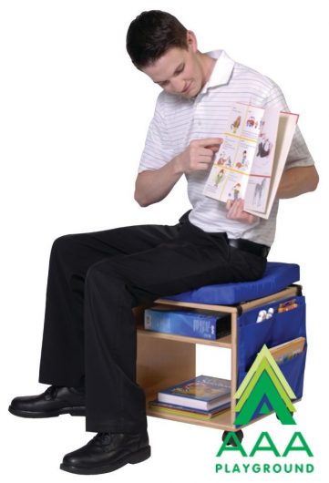 AAA Playground Mobile Classroom Stool with Storage