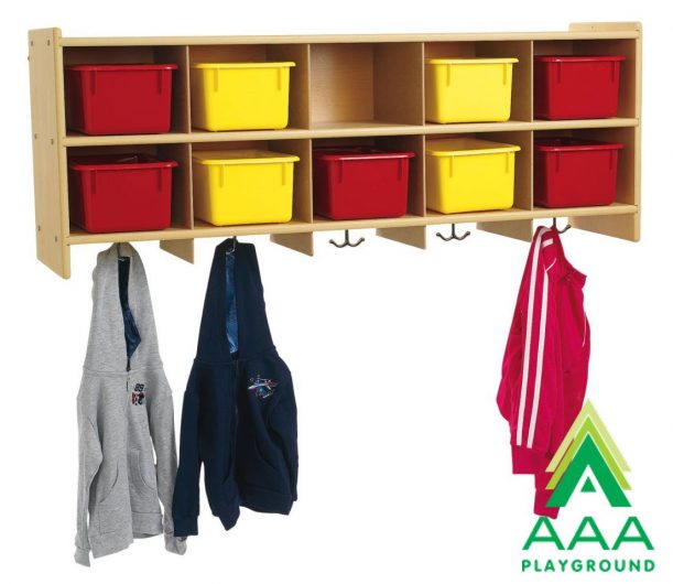 AAA Playground Value Line 10-Section Wall Locker