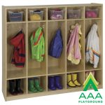 AAA Playground 5 Section Coat Lockers