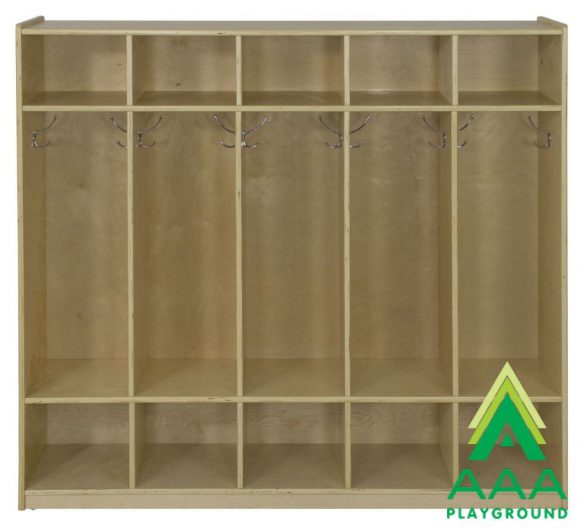 AAA Playground 5 Section Coat Lockers