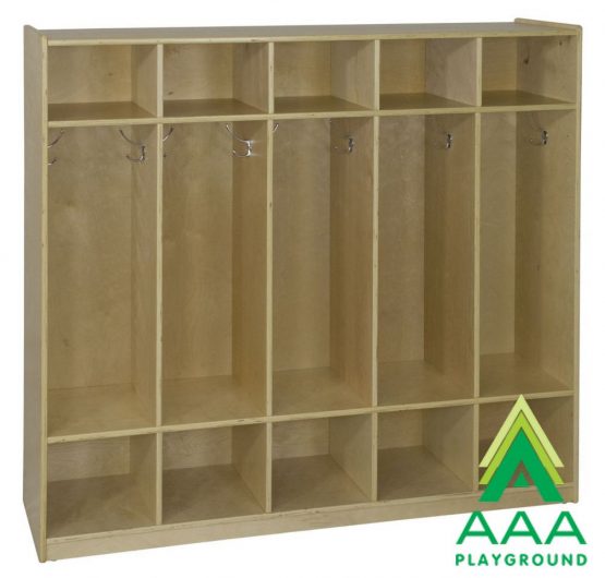 AAA Playground 5 Section Coat Lockers